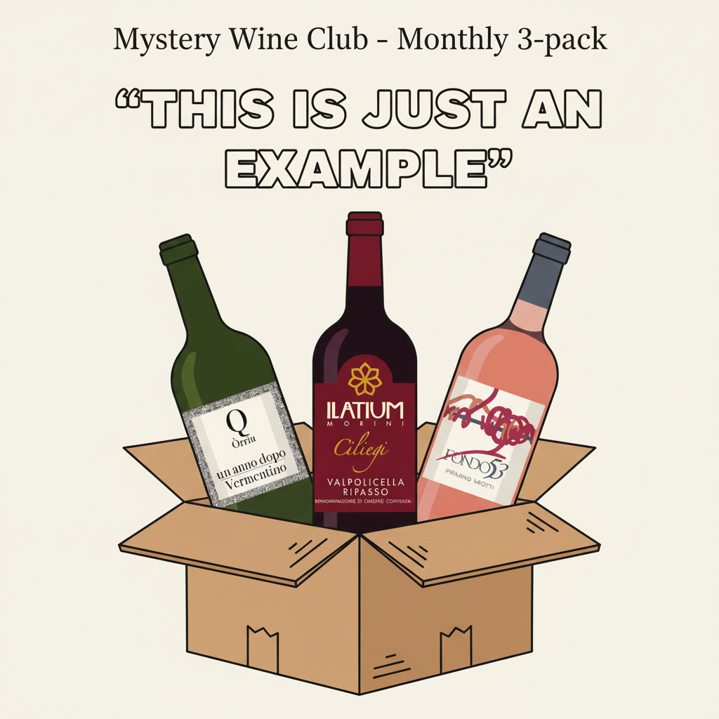 Mystery Wine Club Monthly 3pack