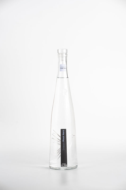 Bottle of Pilzer Pinot Nero Grappa