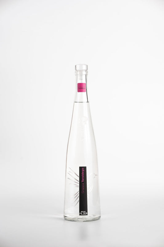 Bottle of Pilzer Teroldego Grappa