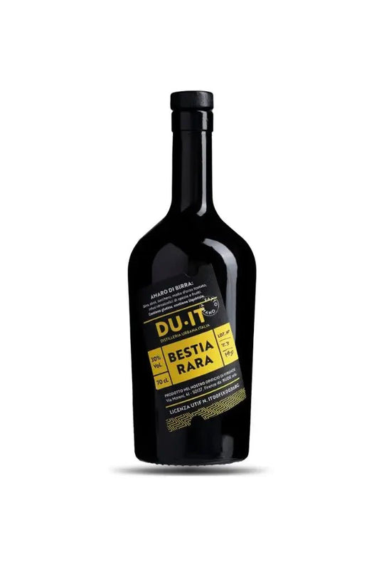 Bottle of DU.IT. "Bestia Rara" Beer Amaro