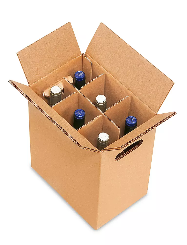 Personalized wine box 6 bottles