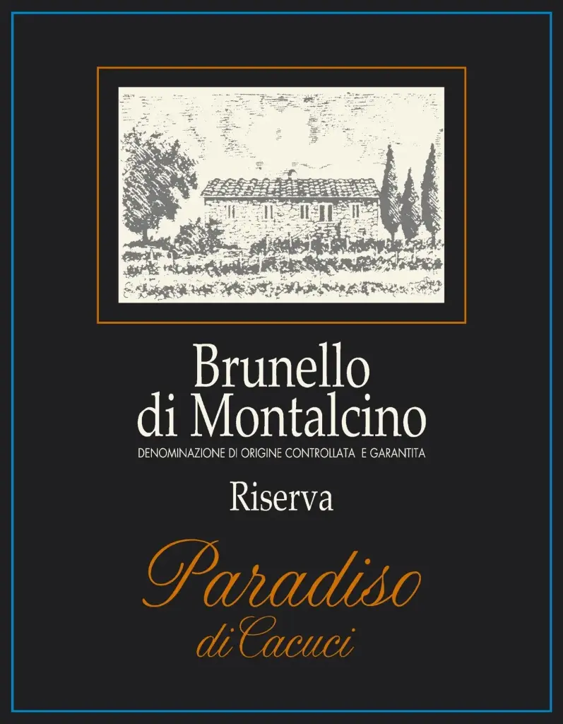 Paradiso Cacuci Brunello Di Montalcino Riserva 2017 Docg (250 bottles released a year)