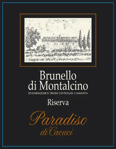 [900272] Paradiso Cacuci Brunello Di Montalcino Riserva 2016 Docg (200 bottles released a year)